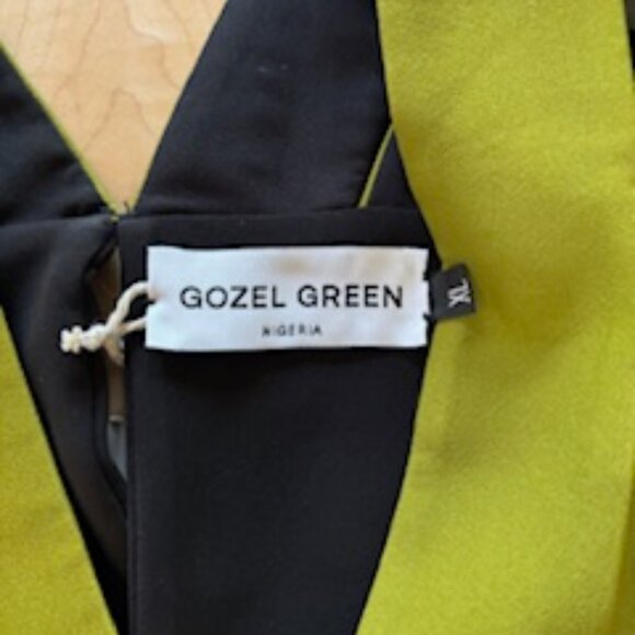 Stunning Gozel Green comtemporty dress size XL - Picture 8 of 9